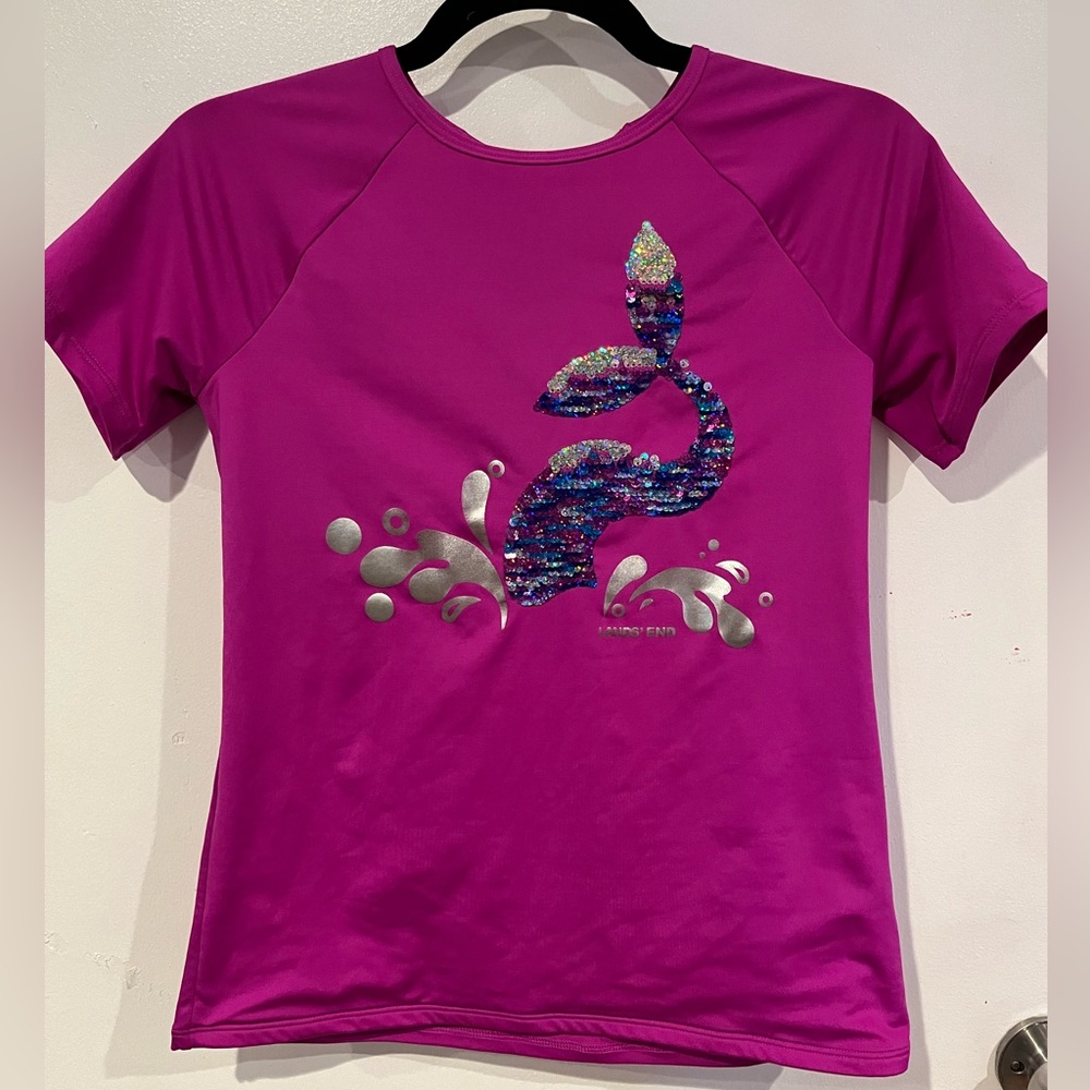 Lands End girls XL rash guard